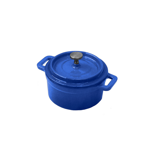 MINI OLLA DE HIERRO FUNDIDO BLEU MARSEILLE 230ML
