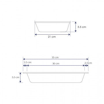 Asadera de Hierro Enlozada Roja 35 Cm