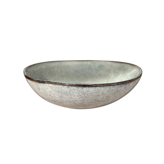 Set 6 Bowl Redondo Ceramica 18X5 Cm Gris