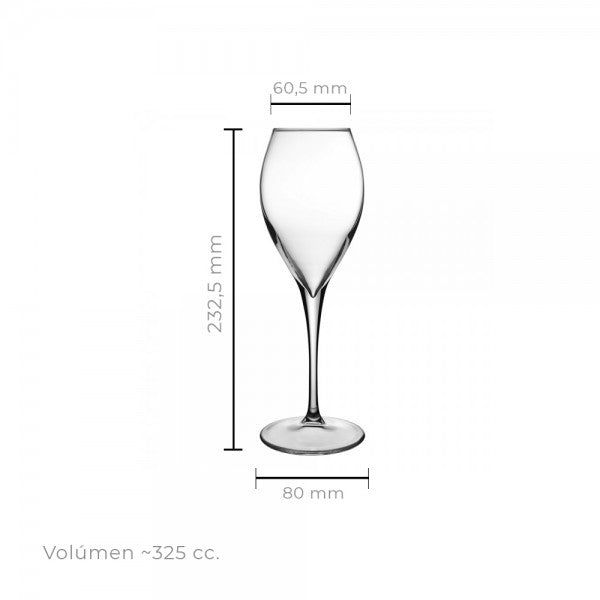 Set 6 Copa Vino Monte Carlo 325cc - Selección Ferel