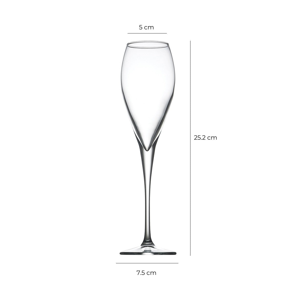 Set 6 Copas Espumante Monte Carlo -  Selección Ferel